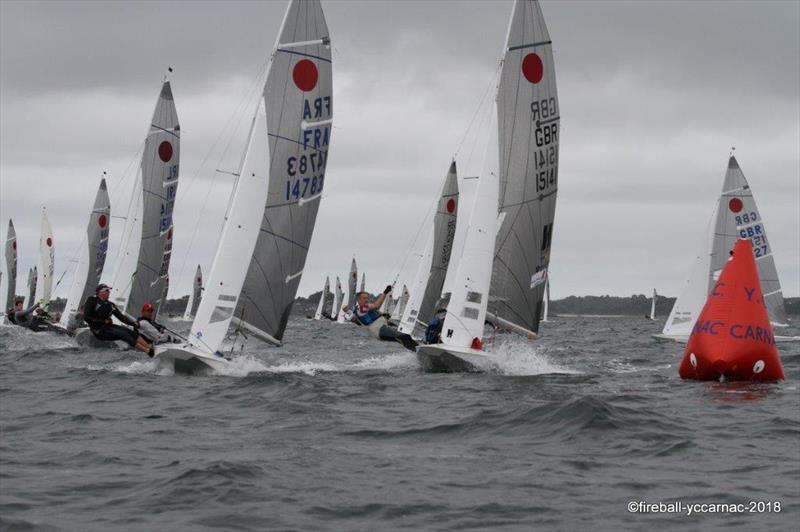 Gul Fireball Worlds at Carnac day 1 - photo © Urs Kueblis