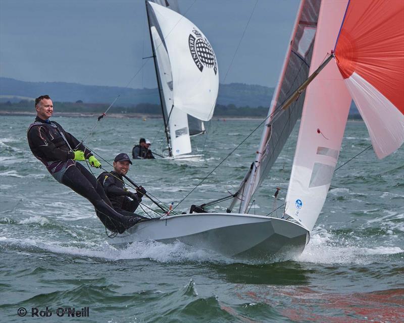 Fireball Gul Golden Dolphin Open at Hayling Island - photo © Rob O'Neill