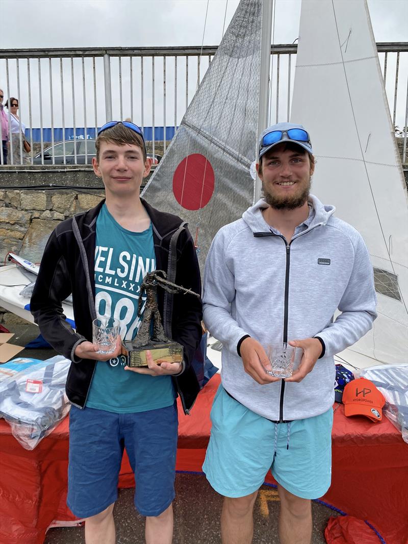 Helly Hansen Irish Fireball Championships - 3rd Overall; Daniel and Harry Thompson photo copyright Frank Miller taken at Dun Laoghaire Motor Yacht Club and featuring the Fireball class