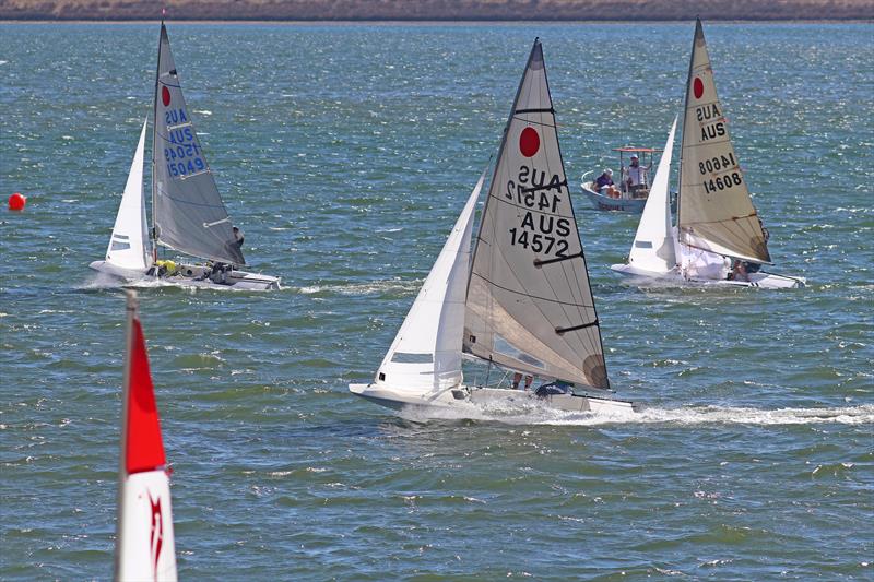 Fireballs during the Camperdown Mitre 10 Bullen Merri Easter Weekend photo copyright Glen Donovan taken at  and featuring the Fireball class