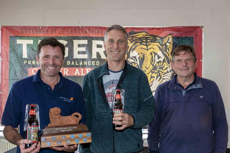 Dave Hall and Paul Constable win the John Merricks Tiger Trophy 2021 photo copyright Tim Olin / www.olinphoto.co.uk taken at Rutland Sailing Club and featuring the Fireball class