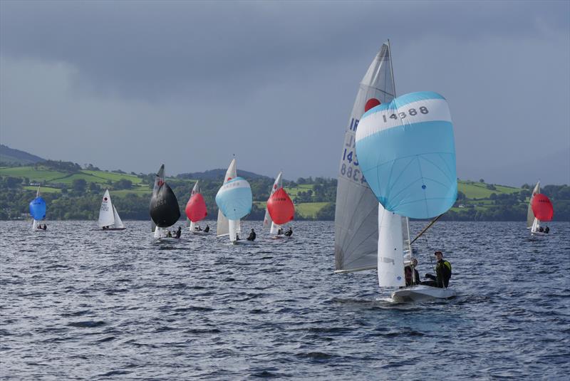 Fireball Munster Championships at Lough Derg photo copyright Joe St Leger taken at Lough Derg Yacht Club and featuring the Fireball class