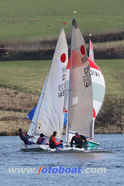 A gentle NW breeze for the Exmoor Beastie at Wimbleball photo copyright Mike Rice / www.fotoboat.com taken at Wimbleball Sailing Club and featuring the Fireball class