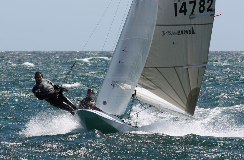 Robin Inns and Joel Coultas win South Australia State Championship photo copyright Ben Neaylon taken at Adelaide Sailing Club and featuring the Fireball class