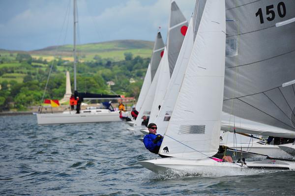 Fireball Ulster Championships photo copyright Henry McLaughlin taken at Carlingford Lough Yacht Club and featuring the Fireball class