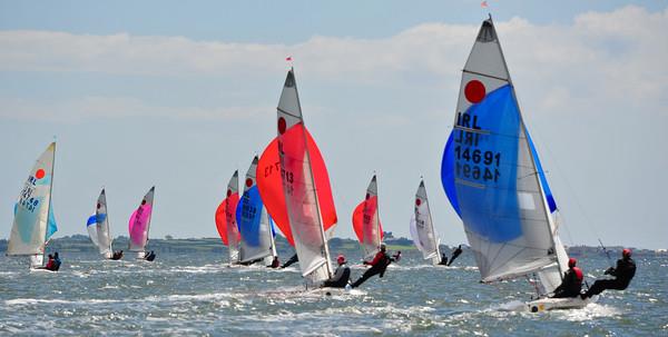 Fireball Ulster Championships photo copyright Henry McLaughlin taken at Carlingford Lough Yacht Club and featuring the Fireball class