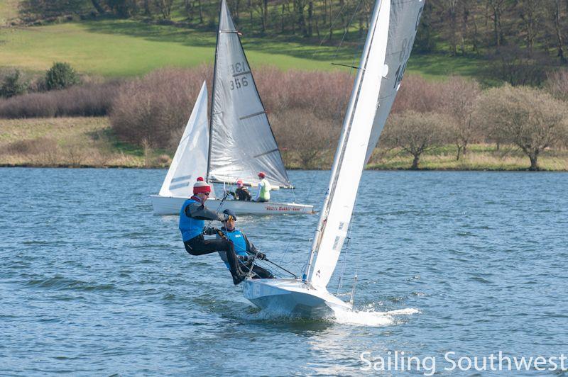 Anthony and James Willcocks at the Exmoor Beastie - part of the Sailing Southwest Winter Series photo copyright Lottie Miles taken at Wimbleball Sailing Club and featuring the Fireball class