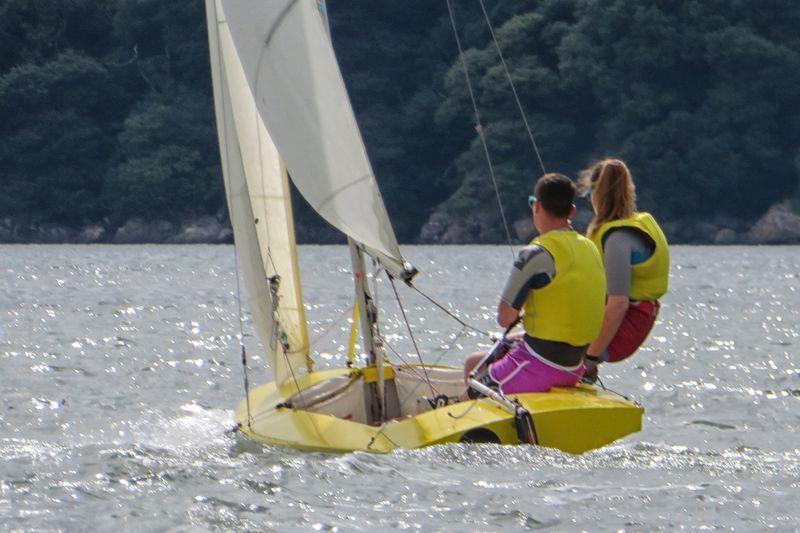 Sunny sailing in a Fireball Jack Jardine and Alex Lammie - Kippford Week at Solway photo copyright John Sproat taken at Solway Yacht Club and featuring the Fireball class
