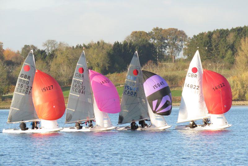 Gul Fireball open meeting at Draycote - photo © Dominic Cottrill