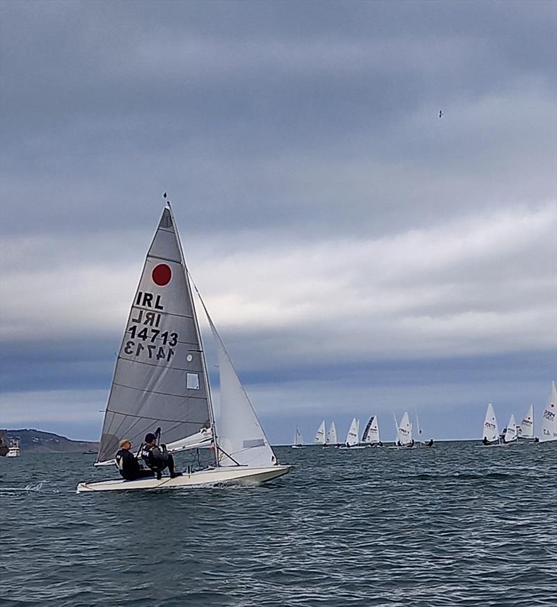 Miller & Butler, FB 14713, on Dun Laoghaire Frostbite Series 2 Day 5 photo copyright Ian Cutliffe taken at Dun Laoghaire Motor Yacht Club and featuring the Fireball class