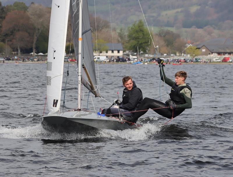 Bala Easter Regatta 2022 photo copyright John Hunter taken at Bala Sailing Club and featuring the Fireball class