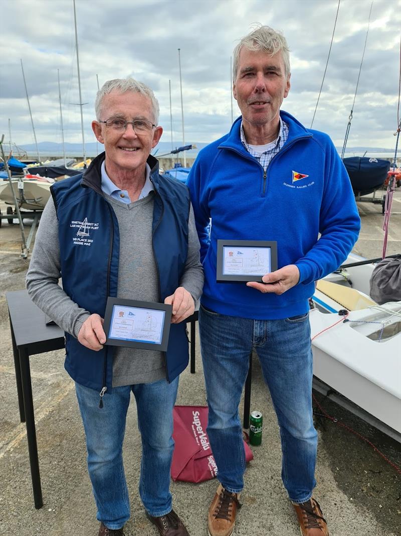 Niall McGrotty and Neil Cramer finish 3rd in the Fireball Ulster Championships photo copyright Frank Miller taken at Sutton Dinghy Club and featuring the Fireball class