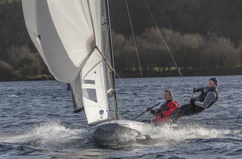 Kevin Hope and Andy Stweart, fast fleet winner and sceond overall in the Notts County SC First of the Year Race - photo © David Eberlin