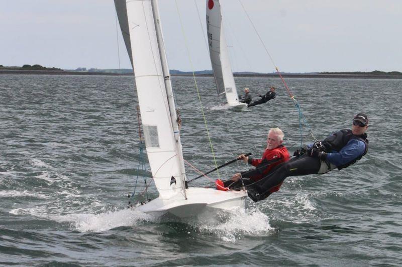 Franco Cassidy and Stephen Oram win the Fireball Ulster Championship at Newtownards photo copyright Frank Miller taken at Newtownards Sailing Club and featuring the Fireball class