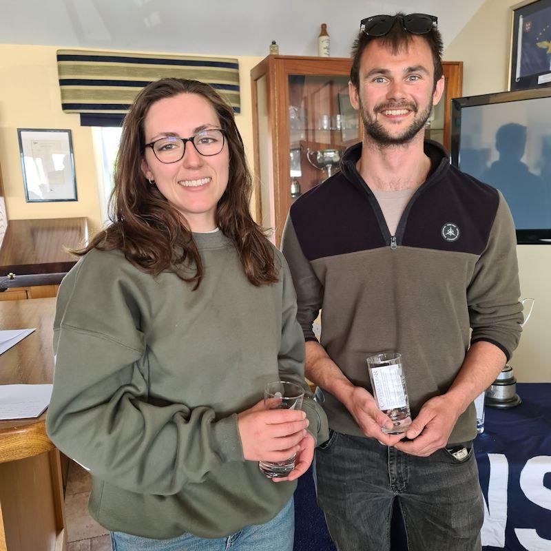 2nd place, Josh Porter and Cara McDowell - Fireball Ulster Championship at Newtownards photo copyright Frank Miller taken at Newtownards Sailing Club and featuring the Fireball class