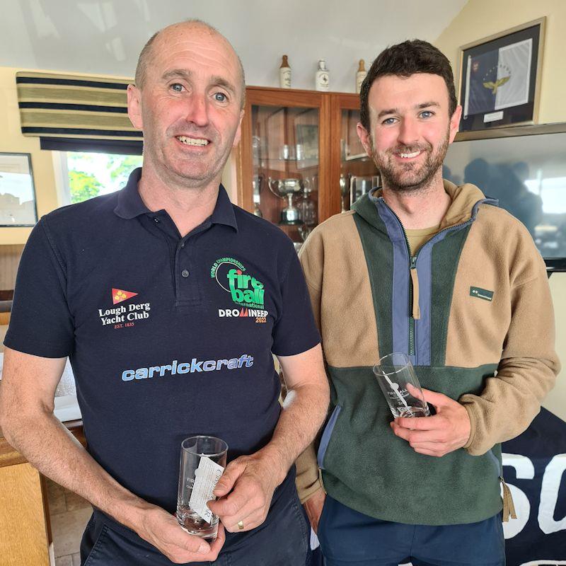 3rd place, Ossian Geraghty and Adrian Lee - Fireball Ulster Championship at Newtownards photo copyright Frank Miller taken at Newtownards Sailing Club and featuring the Fireball class