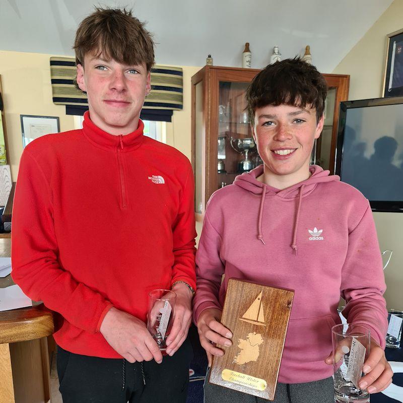 Silver fleet winners, David Evans and Mark Greer, in the Fireball Ulster Championship at Newtownards - photo © Frank Miller