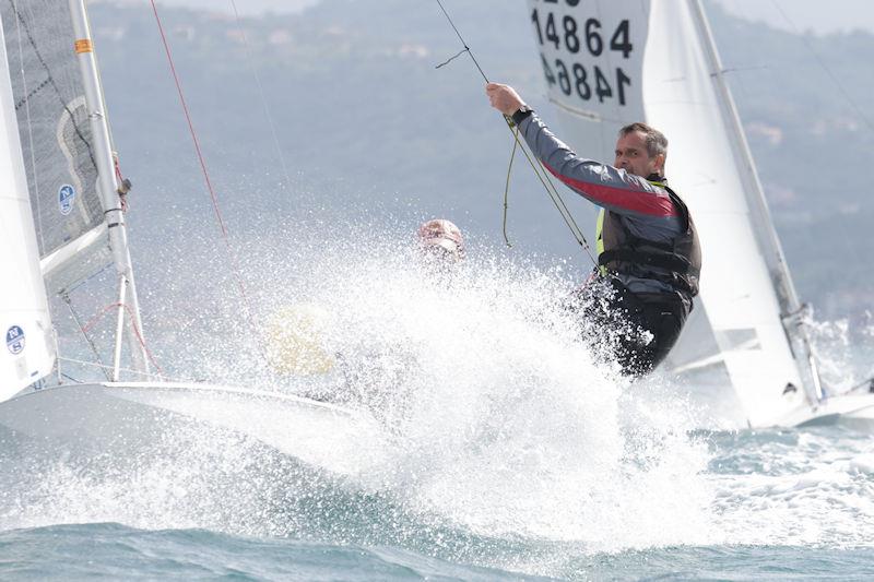 Fireball Europeans at Portorož, Slovenia Day 4 photo copyright Urs Hardi taken at Jadralni Klub Pirat and featuring the Fireball class