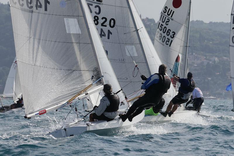 Fireball Europeans at Portorož, Slovenia Day 5 photo copyright Urs Hardi taken at Jadralni Klub Pirat and featuring the Fireball class