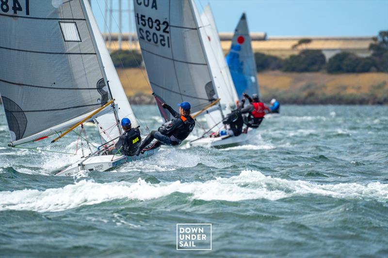 Ben Garner and Sam Williamson racing Tabu Soro - Fireball Worlds at Geelong day 4 - photo © Alex Dare, Down Under Sail