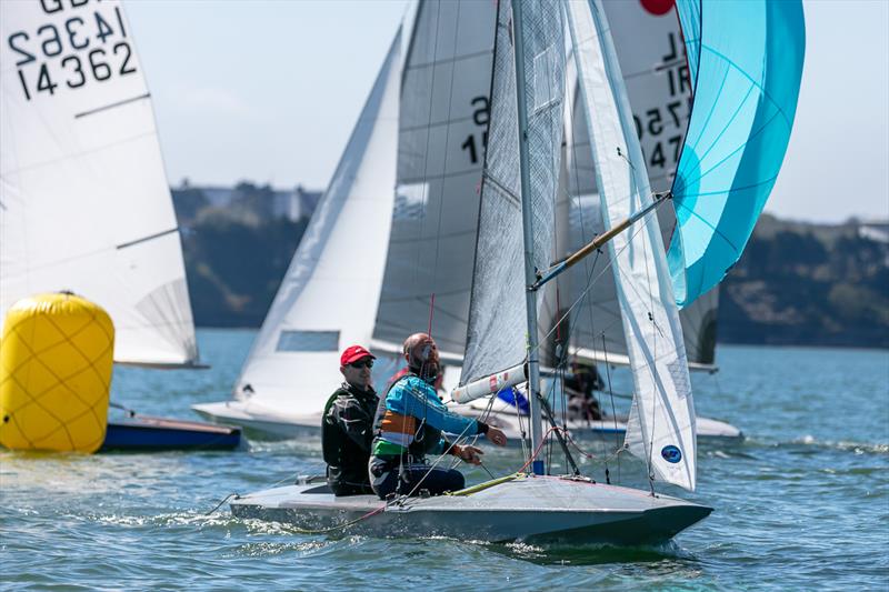 Ewen Barry and Sandy Rimmington win the Irish Fireball Munster Championships photo copyright Bob Bateman taken at Monkstown Bay Sailing Club and featuring the Fireball class