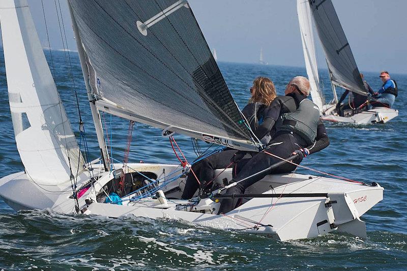 Thomas Castle Aviation Heritage Fireball Spring Championship at Hayling Island photo copyright Rob O'Neill taken at Hayling Island Sailing Club and featuring the Fireball class