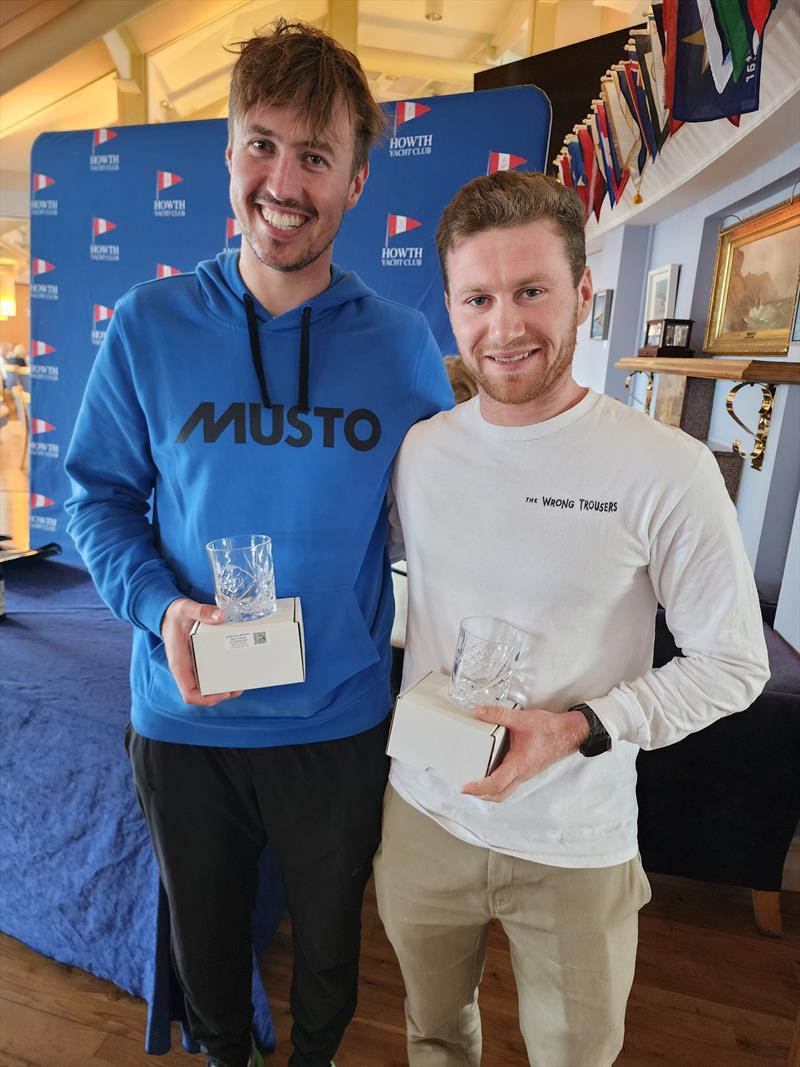Irish Fireball End of Season Championship at Howth - Matthew Cotter and helm Conor Twohig photo copyright Frank Miller taken at Howth Yacht Club and featuring the Fireball class