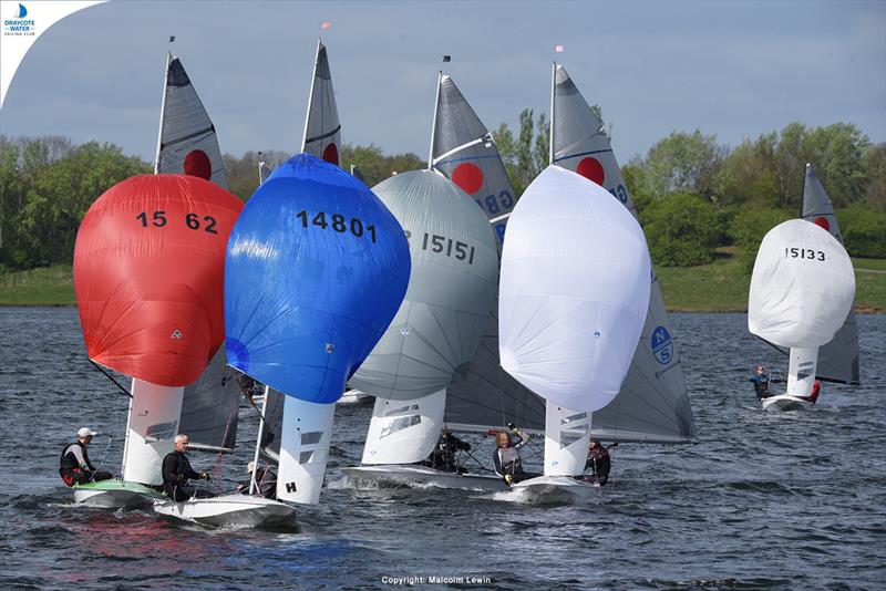 Thomas Castle Aviation Heritage Fireball Spring Championship at Draycote Water Sailing Club photo copyright Malcolm Lewin / malcolmlewinphotography.zenfolio.com taken at Draycote Water Sailing Club and featuring the Fireball class