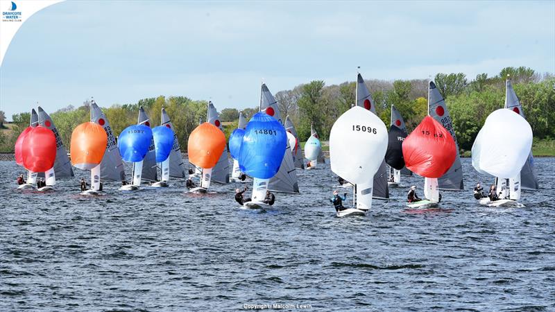 Thomas Castle Aviation Heritage Fireball Spring Championship at Draycote Water Sailing Club photo copyright Malcolm Lewin / malcolmlewinphotography.zenfolio.com taken at Draycote Water Sailing Club and featuring the Fireball class