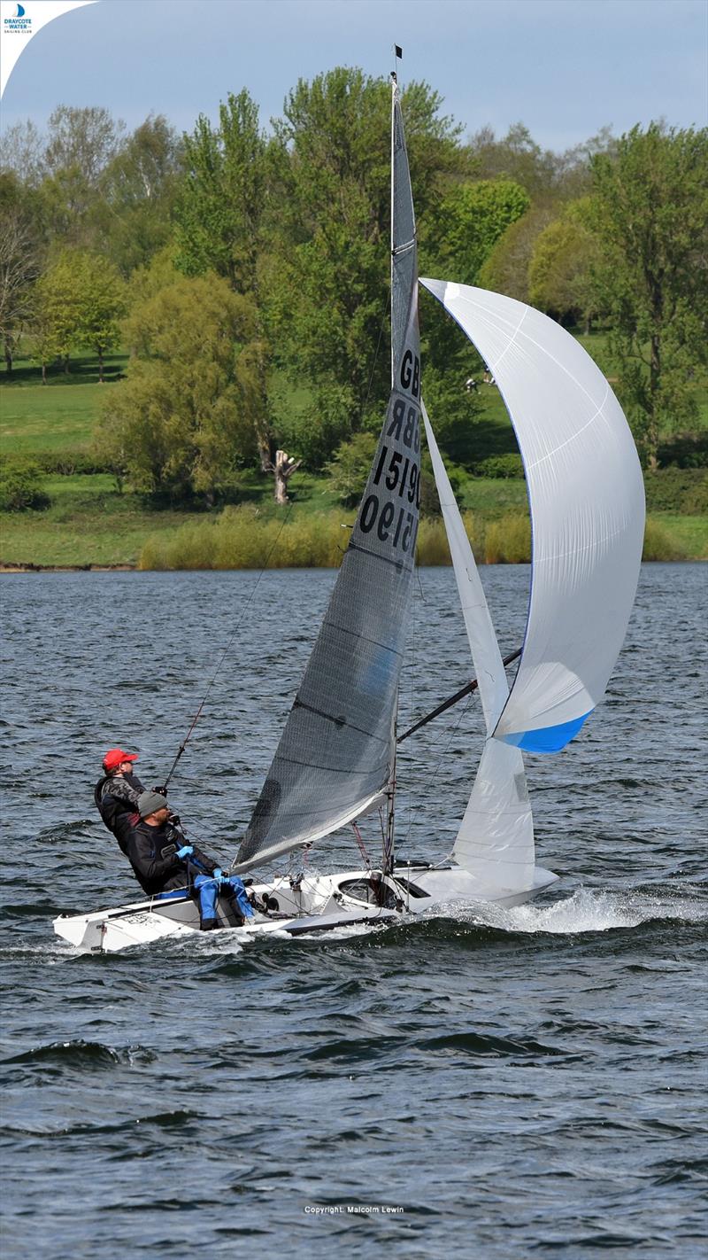 Thomas Castle Aviation Heritage Fireball Spring Championship at Draycote Water Sailing Club photo copyright Malcolm Lewin / malcolmlewinphotography.zenfolio.com taken at Draycote Water Sailing Club and featuring the Fireball class