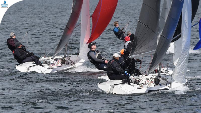 Thomas Castle Aviation Heritage Fireball Spring Championship at Draycote Water Sailing Club photo copyright Malcolm Lewin / malcolmlewinphotography.zenfolio.com taken at Draycote Water Sailing Club and featuring the Fireball class