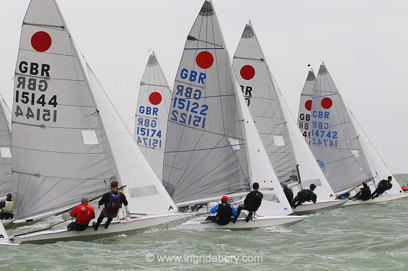 Fireball open meeting at Hayling Island photo copyright Ingrid Abery / www.ingridabery.com taken at Hayling Island Sailing Club and featuring the Fireball class