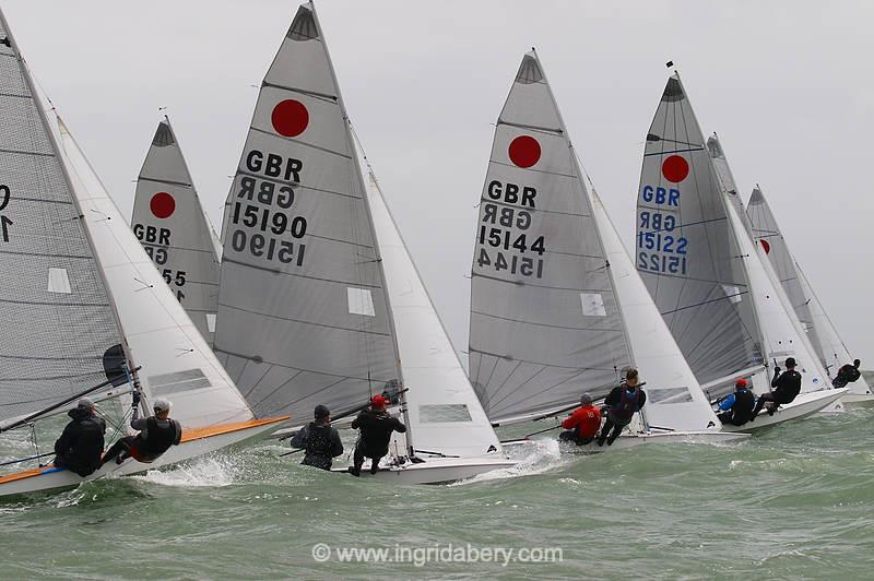 Fireball open meeting at Hayling Island photo copyright Ingrid Abery / www.ingridabery.com taken at Hayling Island Sailing Club and featuring the Fireball class