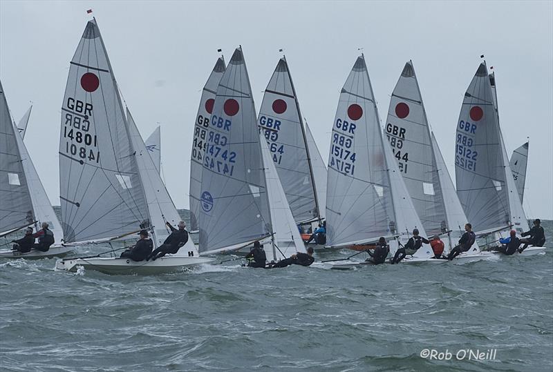 Fireball open meeting at Hayling Island photo copyright Rob O'Neill taken at Hayling Island Sailing Club and featuring the Fireball class