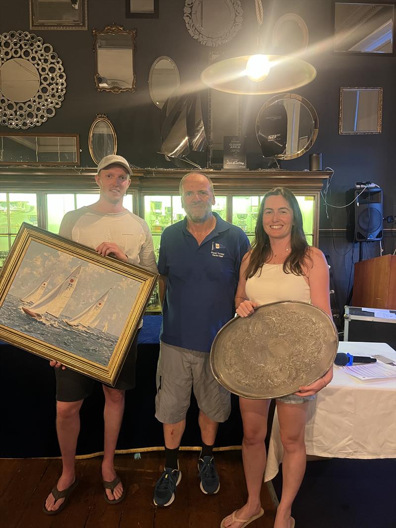 Georgia Booth and Oliver Davenport win the Fireball UK National Championship and Pre-Worlds at the Royal Torbay Yacht Club - photo © RTYC