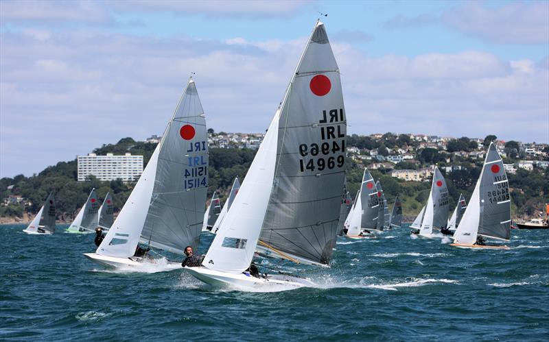 Strong winds on Day 1 of the 2026 Fireball World Championship at the Royal Torbay Yacht Club - photo © Mark Jardine
