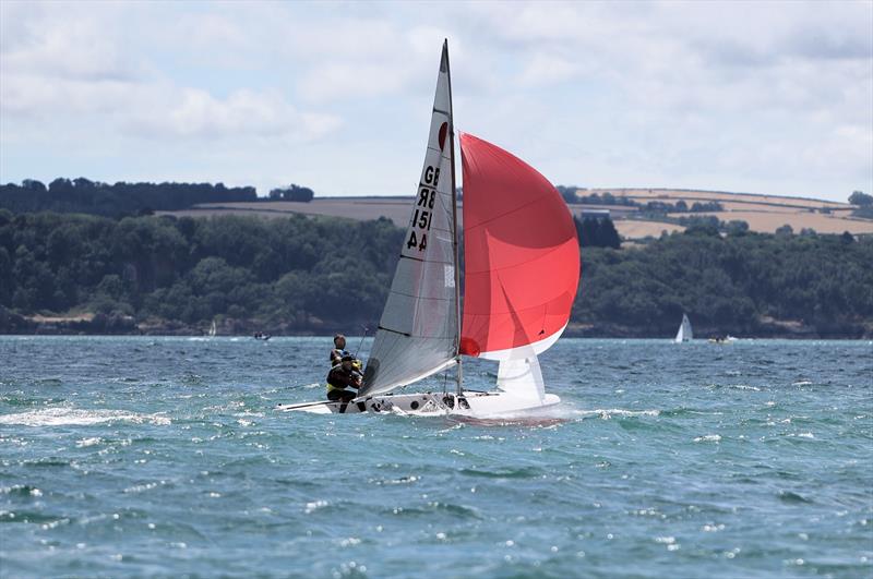 DJ Edwards and Vyv Townend on Day 4 of the 2026 Fireball World Championship at the Royal Torbay Yacht Club - photo © Mark Jardine