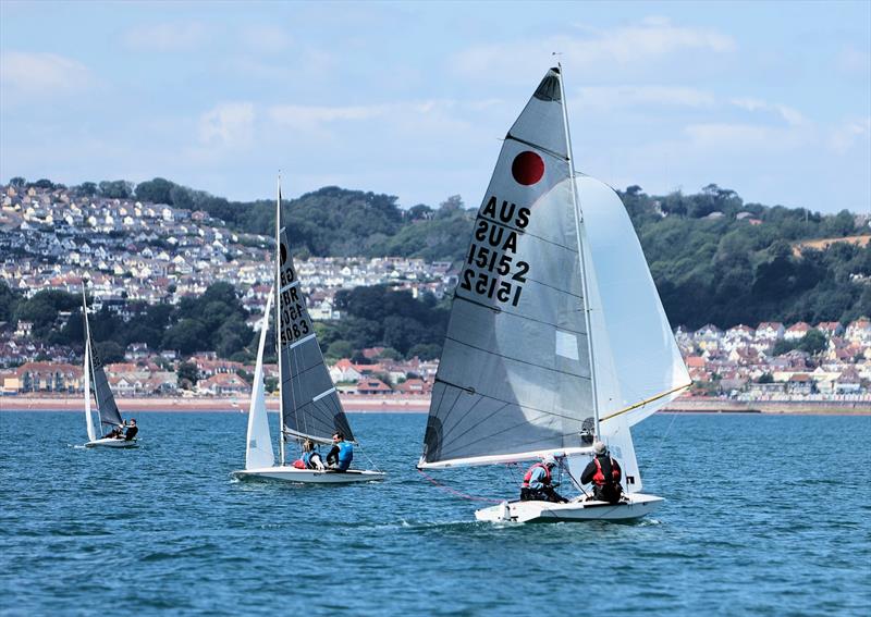 A huge lead for Heather Macfarlane and Chris Payne on Day 5 of the 2026 Fireball World Championship at the Royal Torbay Yacht Club - photo © Mark Jardine