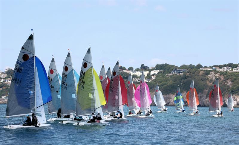 Racing on Day 5 of the 2026 Fireball World Championship at the Royal Torbay Yacht Club - photo © Mark Jardine