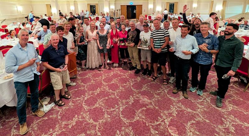 Prize winners in the 2026 Fireball World Championship at the Royal Torbay Yacht Club - photo © Mark Jardine