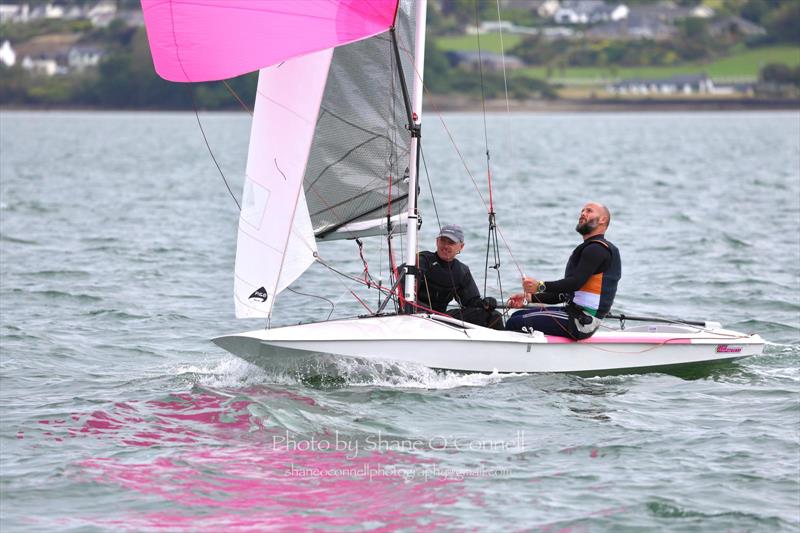 Ewen Barry and Sandy Remmington (15183) during the Fireball Munster Championship 2026 at Monkstown Bay - photo © Shane O'Connell