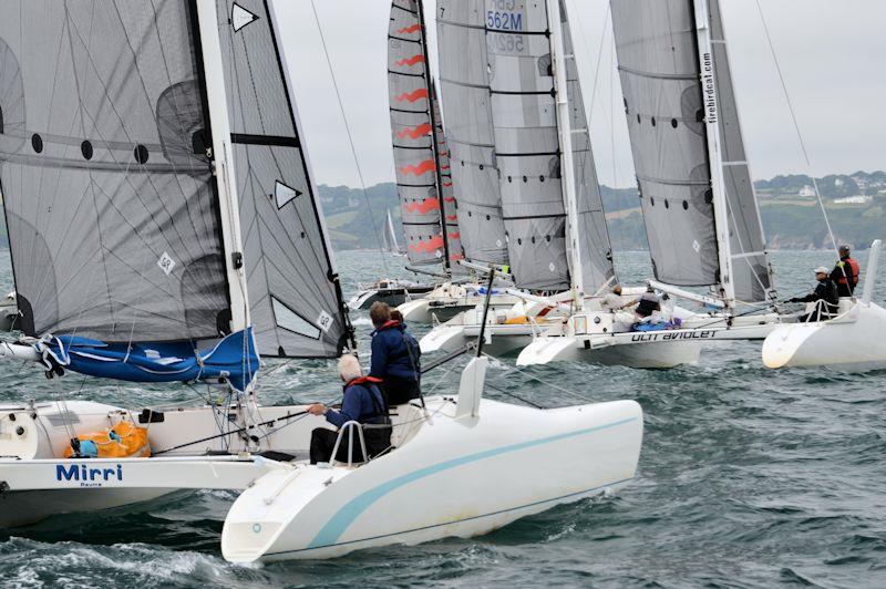 Firebird Windward Leeward Championship at Flushing, Falmouth photo copyright John Heath taken at Flushing Sailing Club and featuring the Firebird class