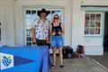 Guy Davison and Sally Wakefield finish 3rd in the Firefly Itchenor Sailing Club Burgee © Isobel Bretherton