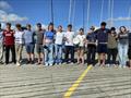 Royal Hospital School sailors at the Senior National Schools Championship 2025 at Itchenor © RHS