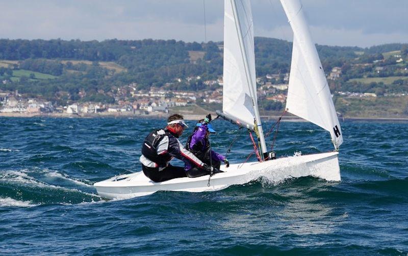 Dom and Issy Johnson in F4234 'Vadar' at the 2019 Firefly Nationals in Lyme Regis photo copyright Frances Daviso taken at Lyme Regis Sailing Club and featuring the Firefly class