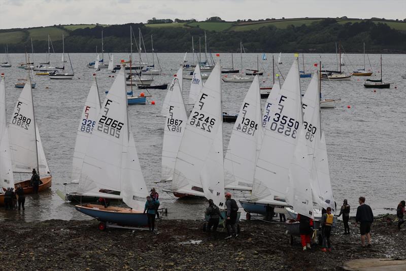 Boats ready and rearing to launch during the Firefly South Westerns at Restronguet - photo © Ian Symonds