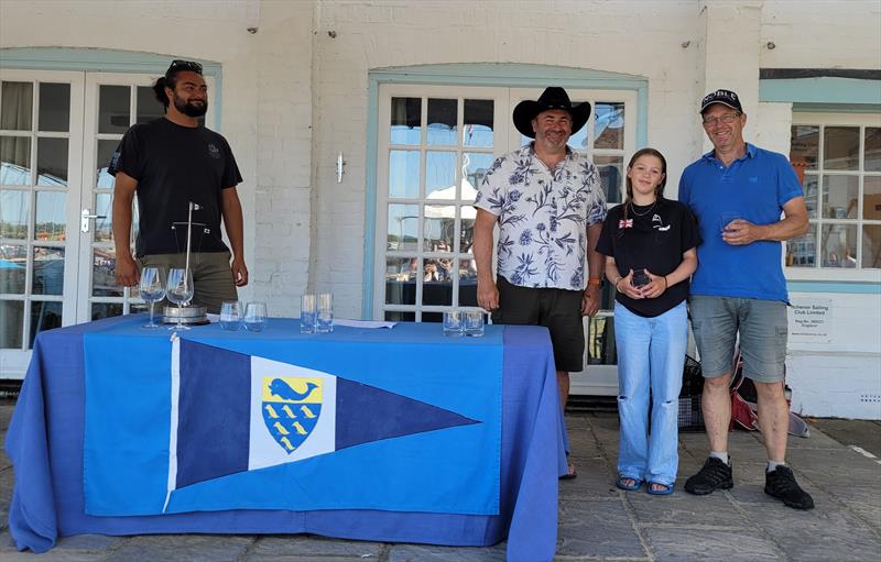 Stuart and Elizabeth Hudson finish 4th in the Firefly Itchenor Sailing Club Burgee - photo © Isobel Bretherton