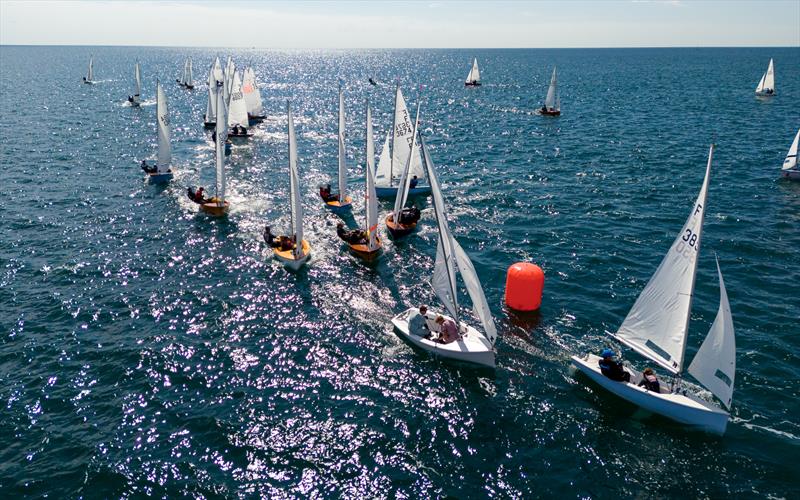 Firefly Nationals 2025 at Lyme Regis photo copyright Optical Marine taken at Lyme Regis Sailing Club and featuring the Firefly class