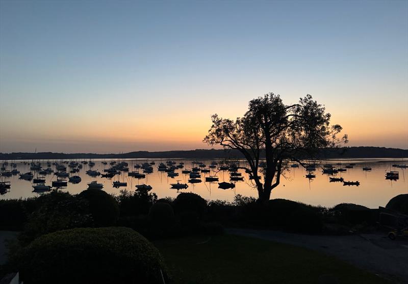 Sunrise at Restronguet during the Firefly South Western Championship - photo © Jonquil Hackenberg