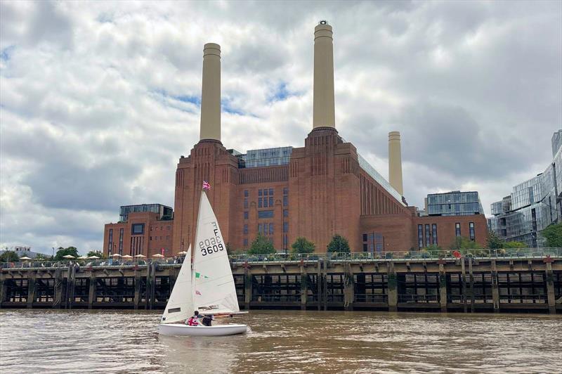 Tideway Dinghy Derby - Firefly 3609 at Battersea Power Station - photo © NFA